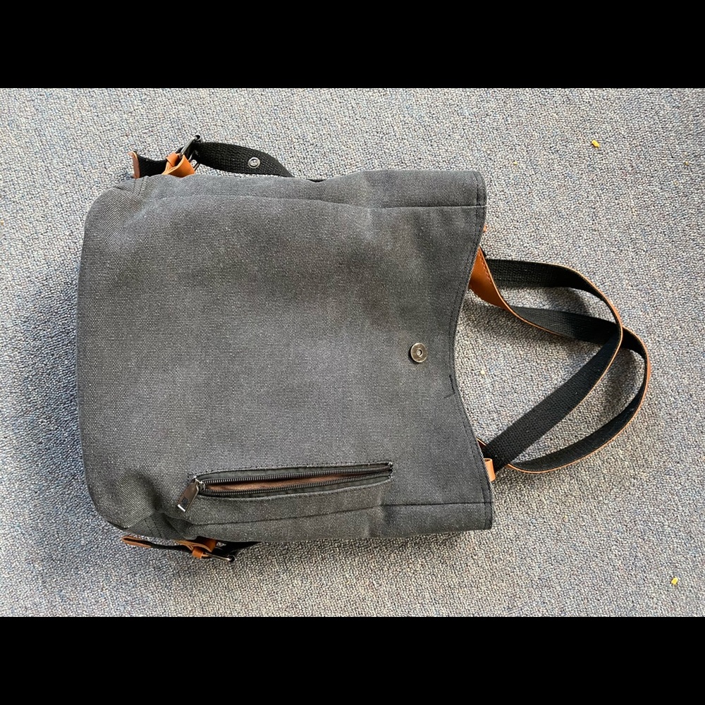 Medium Grey Canvas Bag